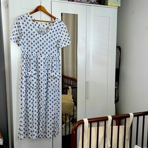 maxi vintage prairie dress babydoll